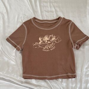 Brown Angel Baby Kids T-Shirt